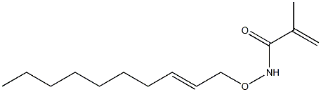 N-(2-Decenyloxy)methacrylamide Struktur