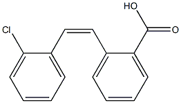 (Z)-2'-Chlorostilbene-2-carboxylic acid Struktur