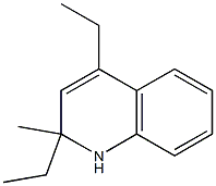 2-Methyl-2,4-diethyl-1,2-dihydroquinoline Struktur