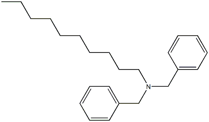 N,N-Dibenzyldecylamine Struktur