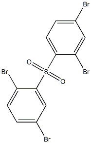 2,4-Dibromophenyl 2,5-dibromophenyl sulfone Struktur