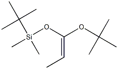 (Z)-1-(tert-Butyldimethylsiloxy)-1-tert-butoxy-1-propene Struktur