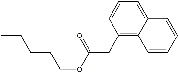 Naphthalene-1-acetic acid pentyl ester Struktur