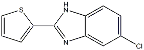 5-Chloro-2-(thiophen-2-yl)-1H-benzimidazole Struktur