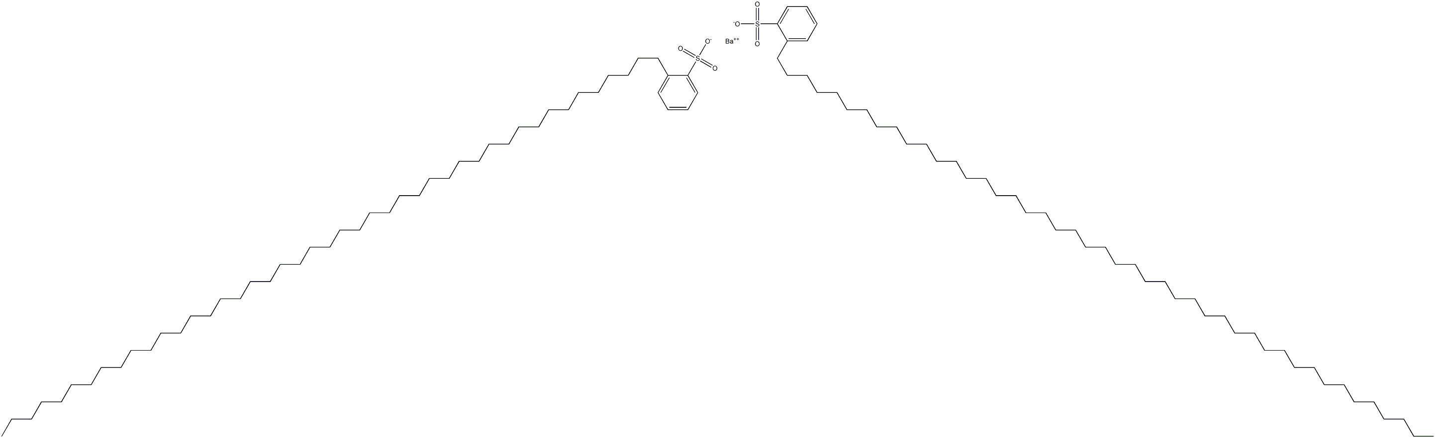 Bis[2-(pentatetracontan-1-yl)benzenesulfonic acid]barium salt Struktur