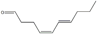 (4Z,6E)-4,6-Decadienal Struktur