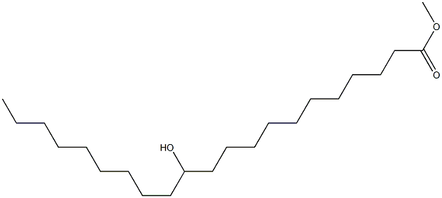 12-Hydroxyhenicosanoic acid methyl ester Struktur