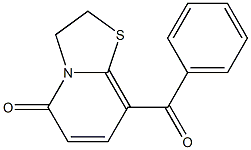 8-Benzoyl-2,3-dihydro-5H-thiazolo[3,2-a]pyridin-5-one Struktur