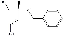 [R,(-)]-2-Benzyloxy-2-methyl-1,4-butanediol Struktur