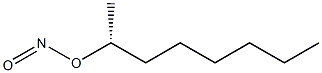 (-)-Nitrous acid [(R)-1-methylheptyl] ester Struktur