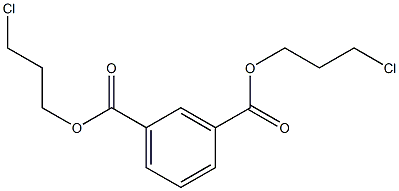 Isophthalic acid bis(3-chloropropyl) ester Struktur