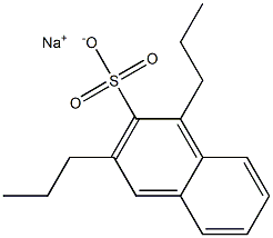 1,3-Dipropyl-2-naphthalenesulfonic acid sodium salt Struktur