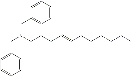 (4-Undecenyl)dibenzylamine Struktur