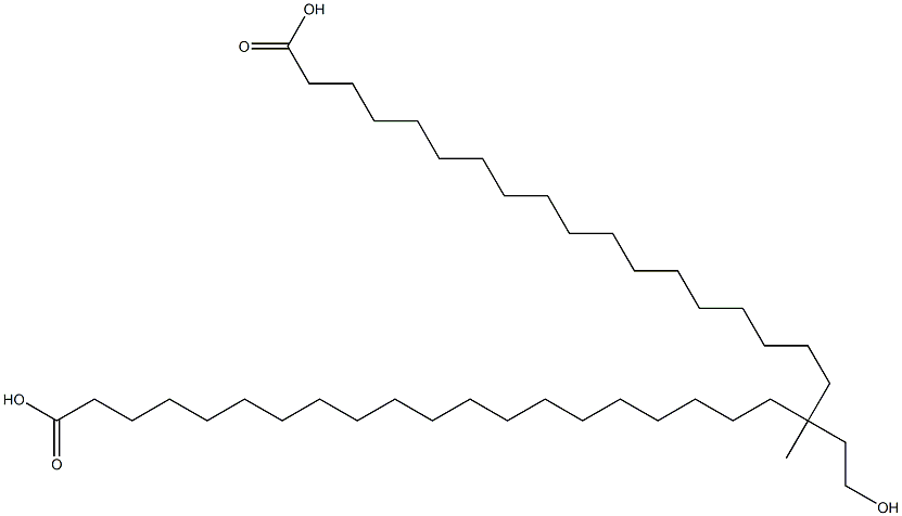 Dioctadecanoic acid 1-(2-hydroxyethyl)-1-methyl-1,3-propanediyl ester Struktur