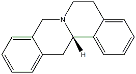 (13aS)-5,8,13,13a-Tetrahydro-6H-dibenzo[a,g]quinolizine Struktur