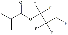 Methacrylic acid (1,1,2,2,3-pentafluoropropyl) ester Struktur