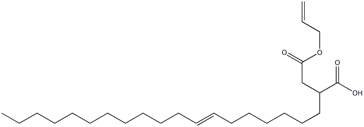 2-(7-Nonadecenyl)succinic acid 1-hydrogen 4-allyl ester Struktur