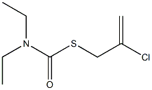 Diethylthiocarbamic acid S-(2-chloroallyl) ester Struktur