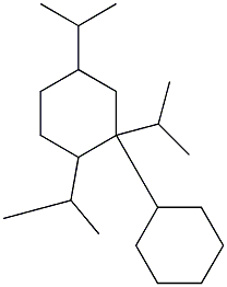 1,2,5-Triisopropyl-1,1'-bicyclohexane Struktur