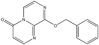 9-Benzyloxy-4H-pyrazino[1,2-a]pyrimidin-4-one Struktur