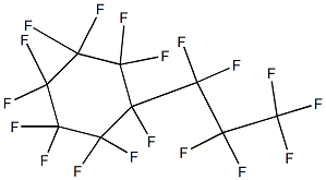 (Heptafluoropropyl)undecafluorocyclohexane Struktur