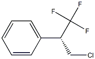 (-)-[(R)-2-Chloro-1-(trifluoromethyl)ethyl]benzene Struktur