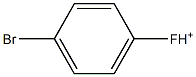 1-Bromo-4-fluorobenzenium Struktur