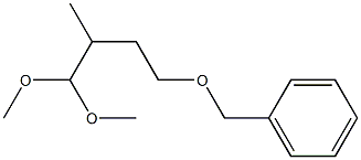 2-Methyl-4-(benzyloxy)butyraldehyde dimethyl acetal Struktur