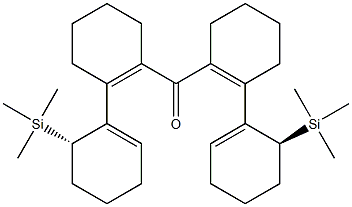 [(S)-6-(Trimethylsilyl)-1-cyclohexenyl]1-cyclohexenyl ketone Struktur