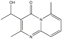 2,6-Dimethyl-3-(1-hydroxyethyl)-4H-pyrido[1,2-a]pyrimidin-4-one Struktur