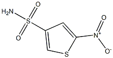 5-Nitro-3-thiophenesulfonamide Struktur