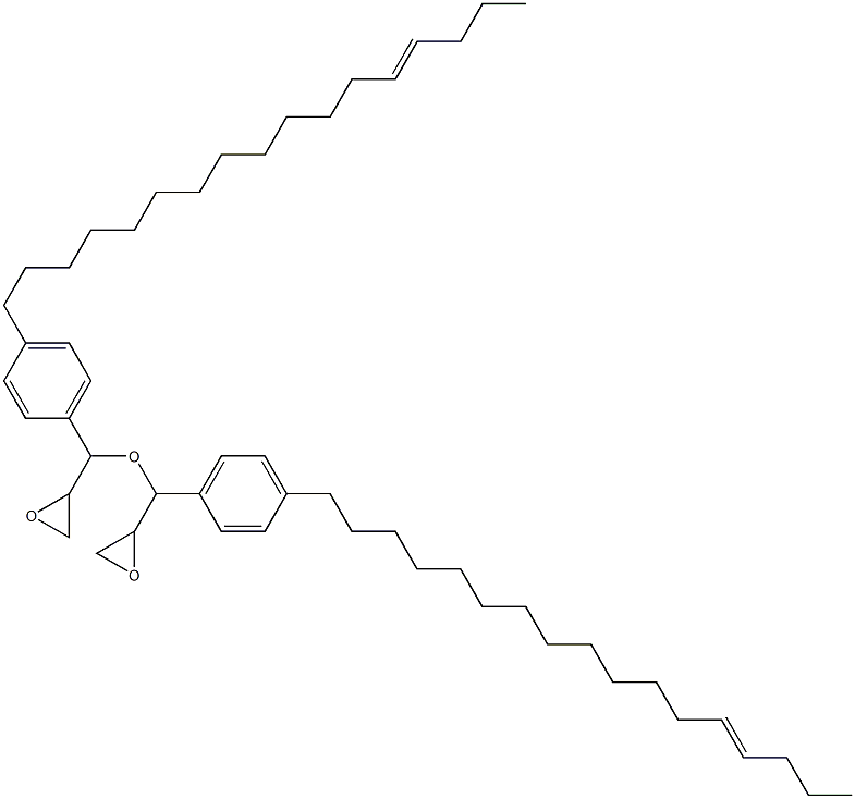 4-(13-Heptadecenyl)phenylglycidyl ether Struktur