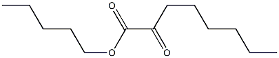 2-Oxooctanoic acid pentyl ester Struktur