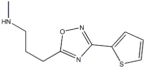 3-(2-Thienyl)-5-[3-(methylamino)propyl]-1,2,4-oxadiazole Struktur