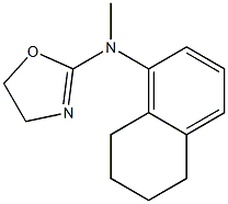 5,6,7,8-Tetrahydro-N-methyl-N-(2-oxazolin-2-yl)-1-naphthalenamine Struktur