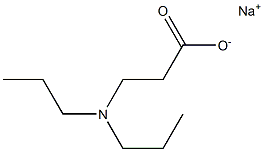 3-(Dipropylamino)propionic acid sodium salt Struktur