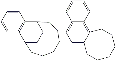 4-[[1,4-Hexano-1,2-dihydronaphthalen]-2-yl]-1,2-hexanonaphthalene Struktur