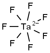 Heptafluorotantalate (V) Struktur