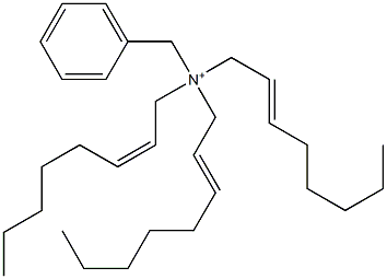 Tri(2-octenyl)benzylaminium Struktur