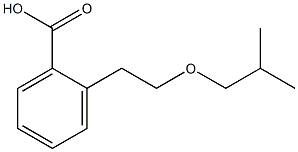 2-(2-Isobutoxyethyl)benzoic acid Struktur