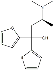 [S,(-)]-3-(Dimethylamino)-1,1-di(2-thienyl)-1-butanol Struktur