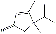 4-Isopropyl-3,4-dimethyl-2-cyclopenten-1-one Struktur