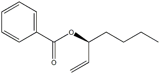 [S,(+)]-1-Heptene-3-ol benzoate Struktur