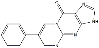 7-Phenylpyrimido[1,2-a]purin-10(3H)-one Struktur