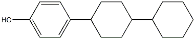 4-(4-Cyclohexylcyclohexyl)phenol Struktur