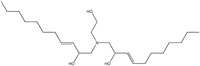 1,1'-[(2-Hydroxyethyl)imino]bis(3-undecen-2-ol) Struktur