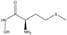 (R)-2-Amino-N-hydroxy-4-(methylthio)butanamide Struktur