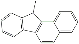 11-Methyl-11H-benzo[a]fluorene Struktur