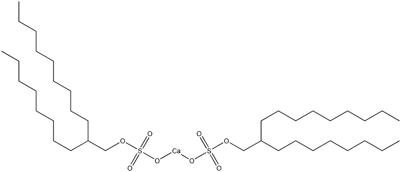 Bis(2-octylundecyloxysulfonyloxy)calcium Struktur