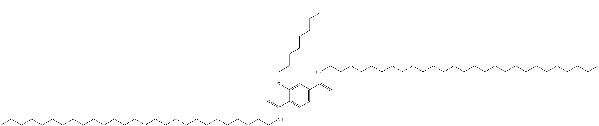 2-(Nonyloxy)-N,N'-diheptacosylterephthalamide Struktur